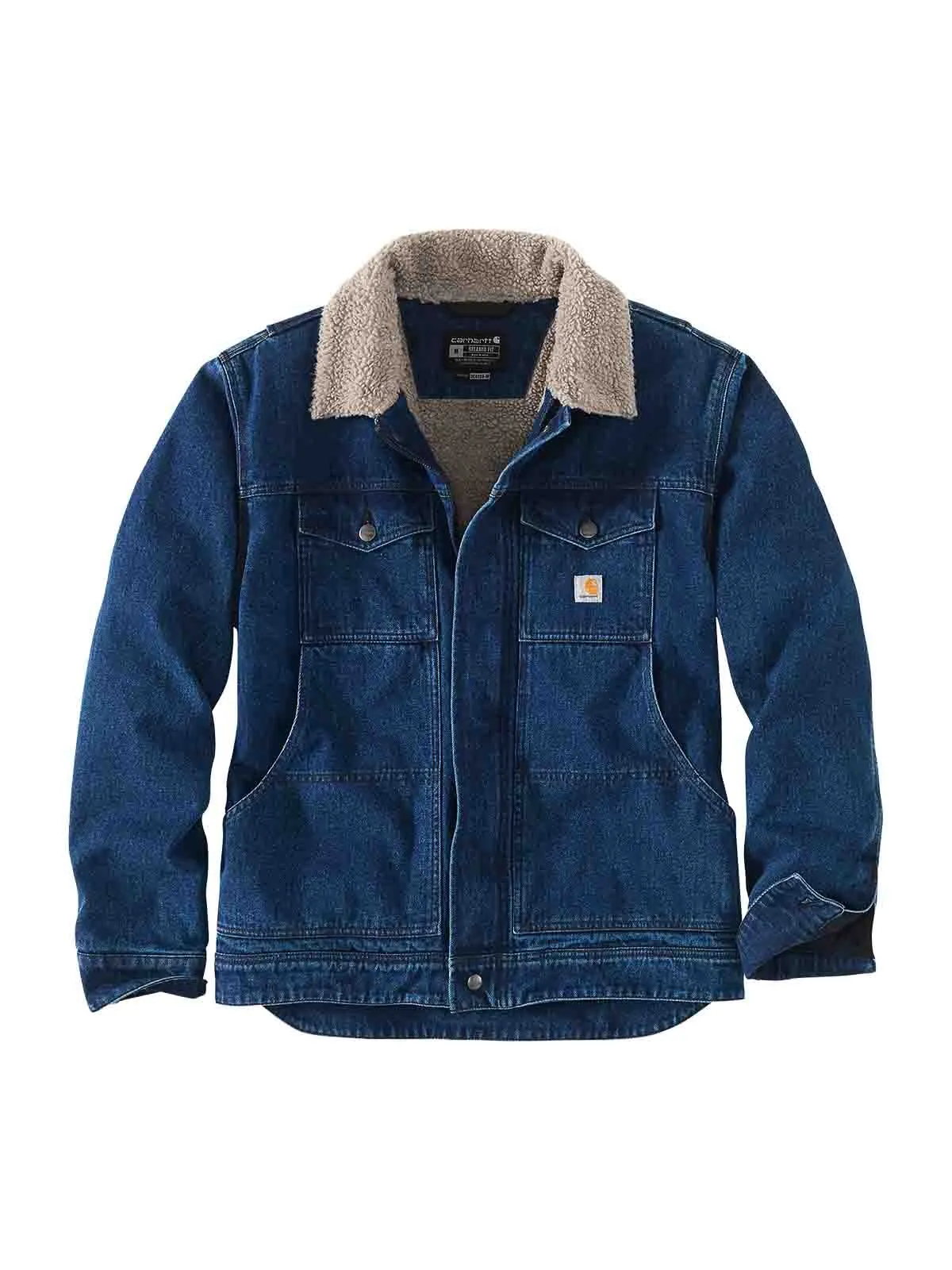 105478 Work jacket Denim Sherpa Lined - Carhartt