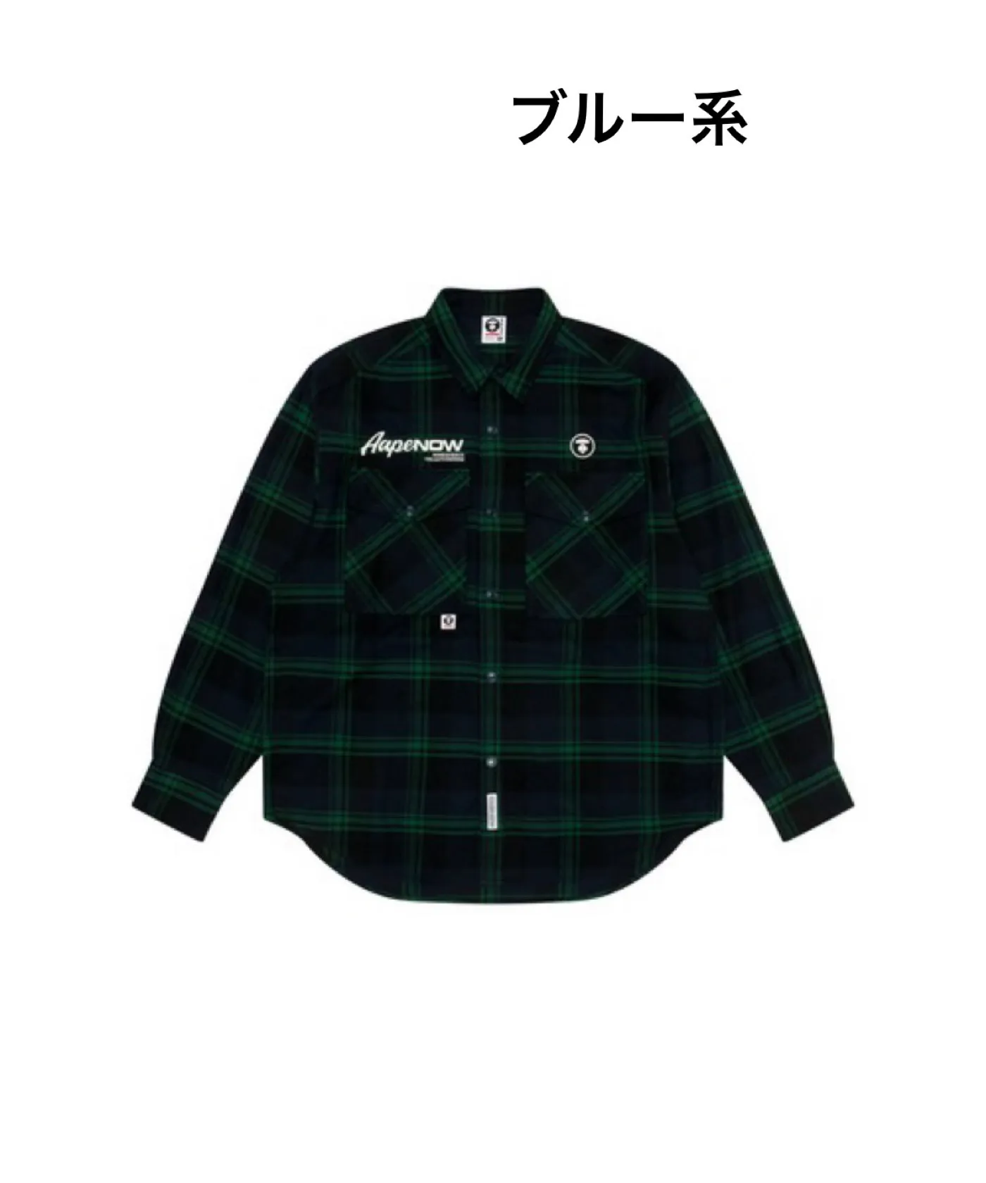 A BATHING APE  |Street Style Long Sleeves Cotton Logo Shirts