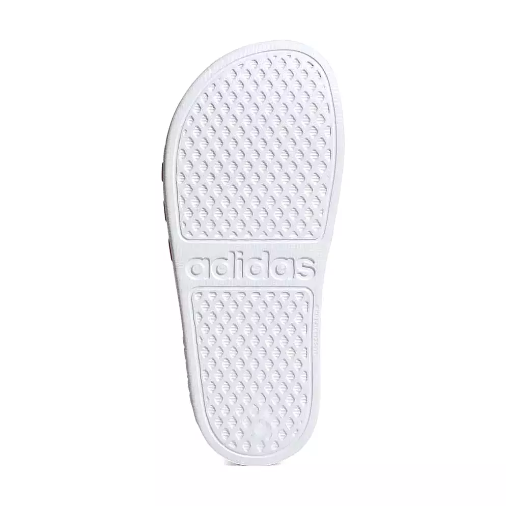 Adidas Girl's Adilette Aqua White/Pink