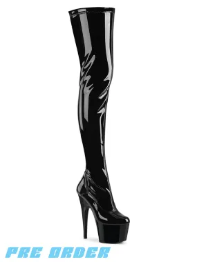 ADORE-4000 - BLACK STRETCH PATENT  PRE ORDER 