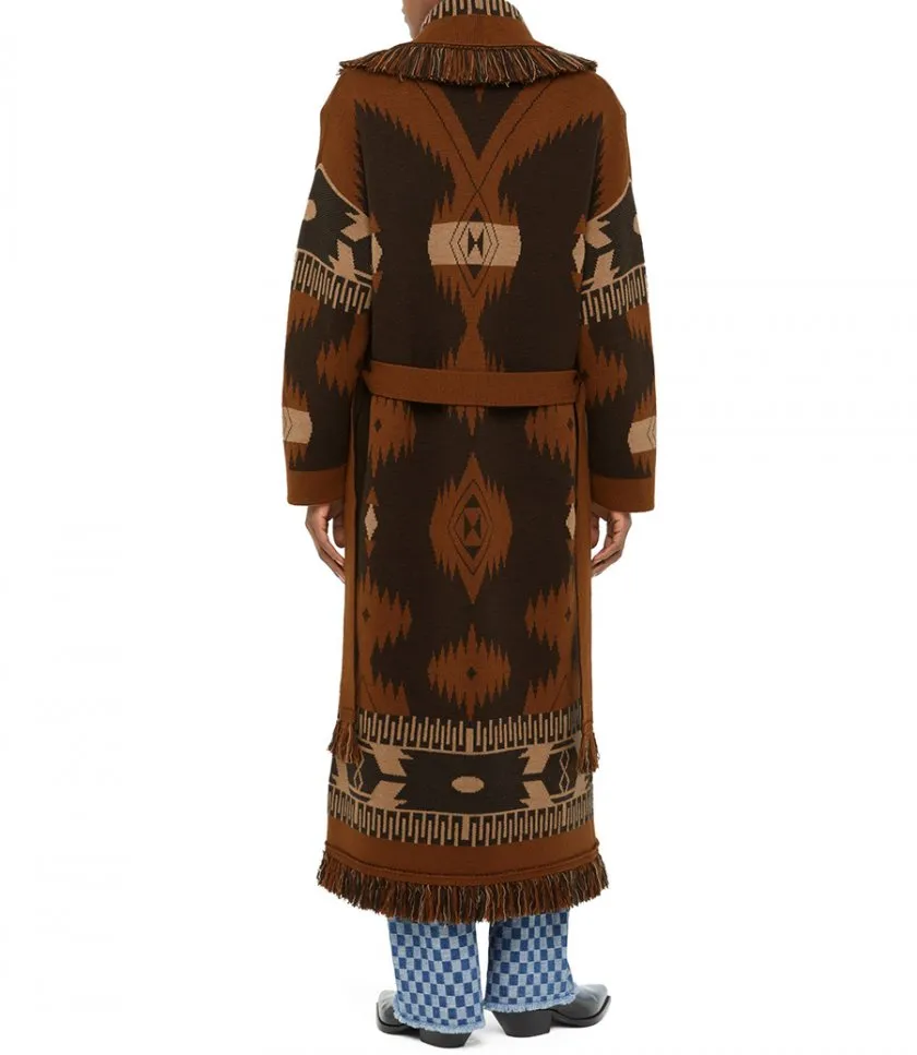 ALANUIICON JAQUARD COAT