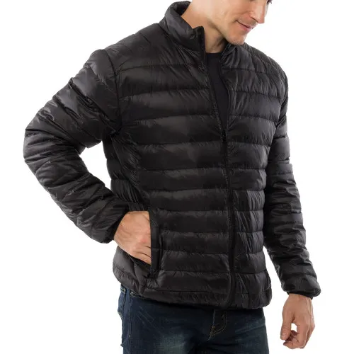 Alpine Swiss Niko Mens Down Alternative Jacket Puffer Coat Packable Warm Insulation & Lightweight