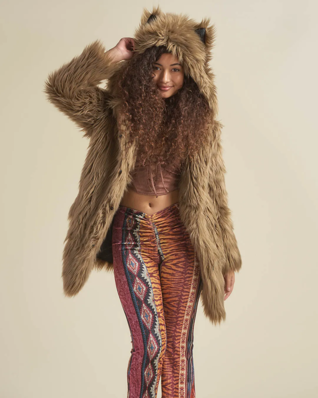 Ash Wolf Classic Faux Fur Coat | Women's