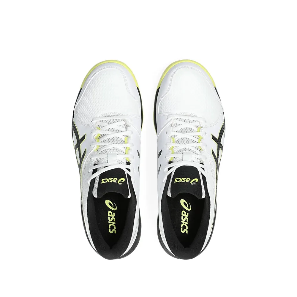 ASICS Men's Gel-Peake 2 Cricket Shoe (White/Glow Yellow)