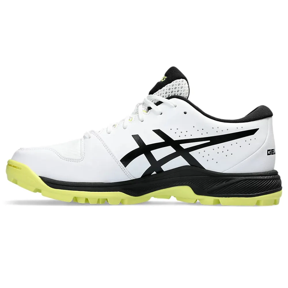 ASICS Men's Gel-Peake 2 Cricket Shoe (White/Glow Yellow)