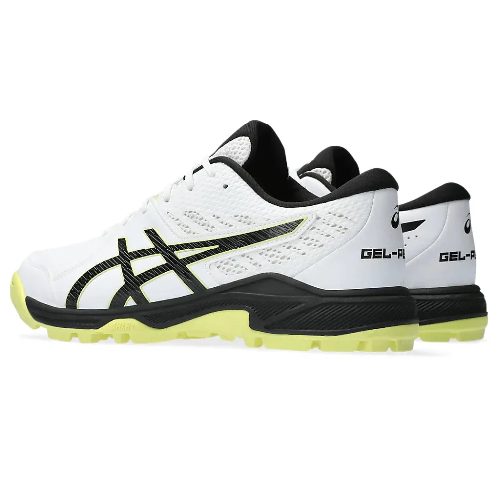 ASICS Men's Gel-Peake 2 Cricket Shoe (White/Glow Yellow)