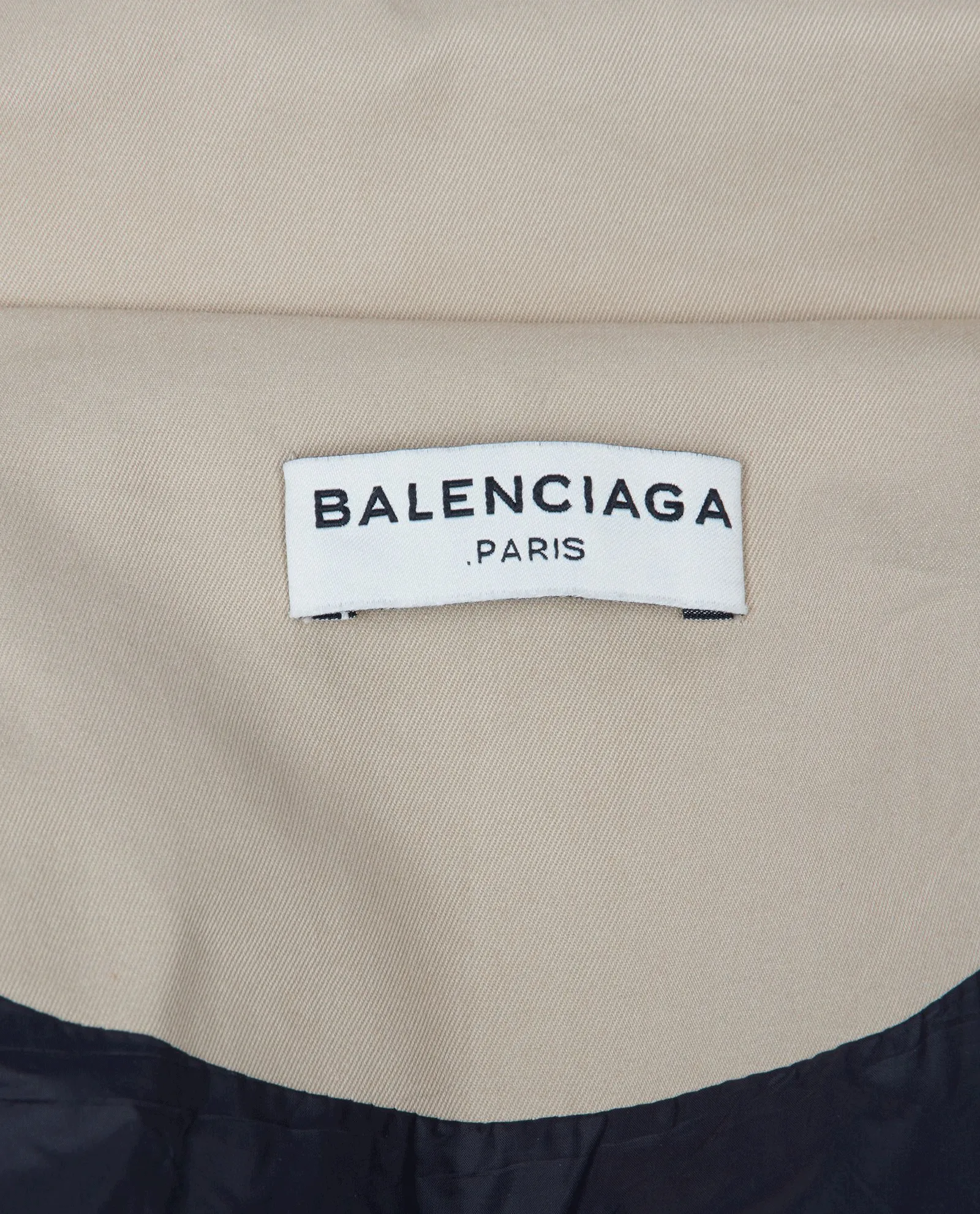 Balenciaga 2018 Exaggerated ShoulderTrench Coat