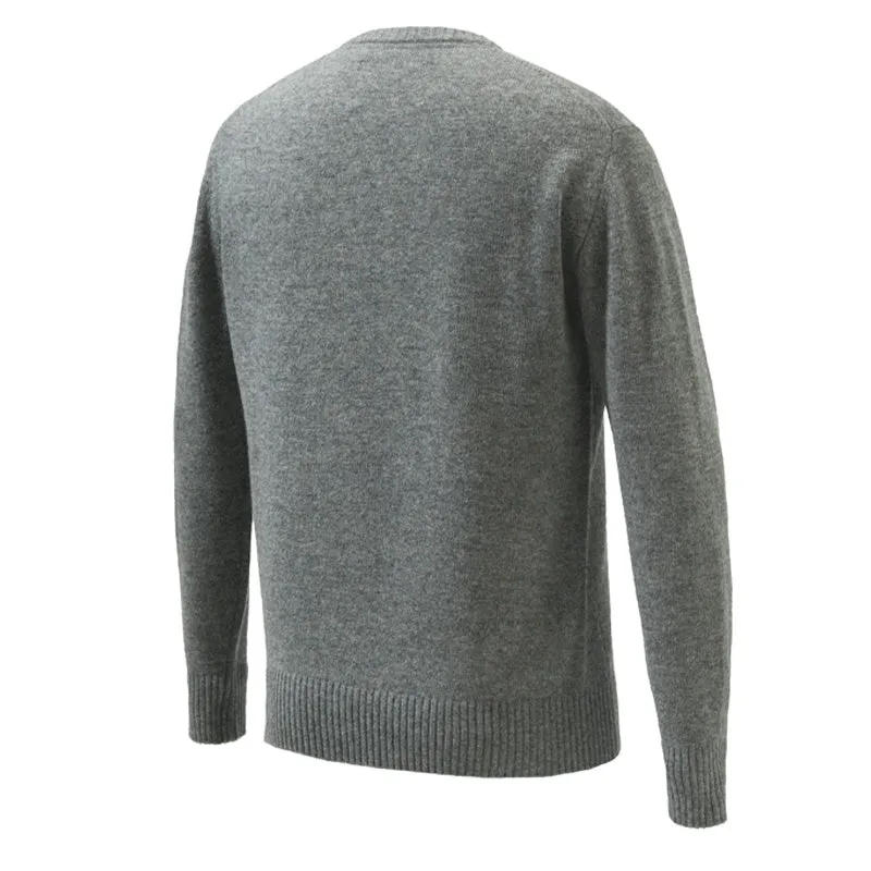 Beretta Devon Crewneck Sweater Grey Melange