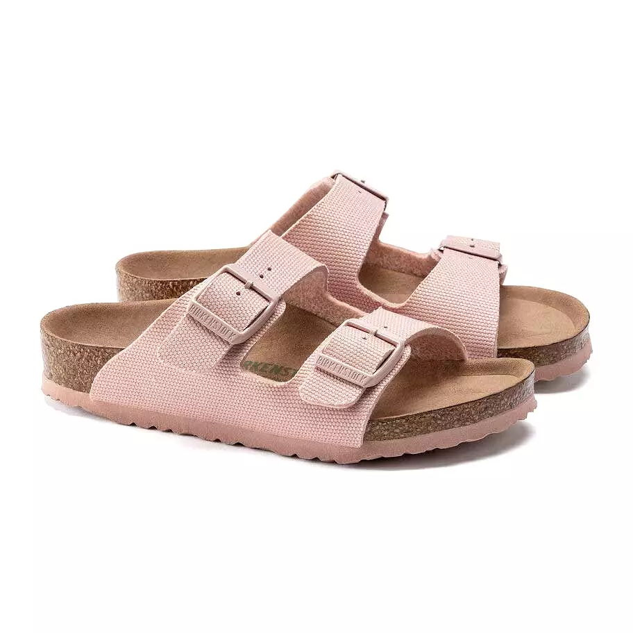 Birkenstock Girl's Arizona Vegan Pink Canvas