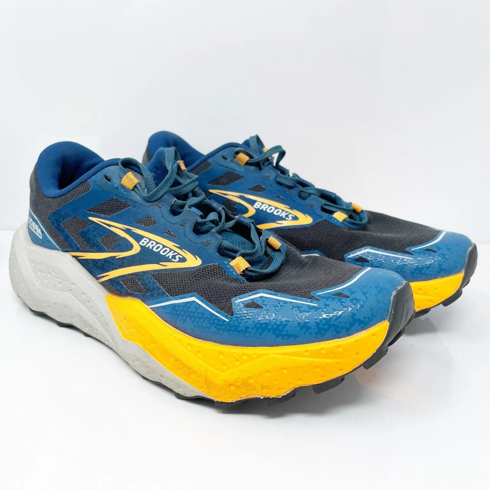 Brooks Mens Caldera 7 1104151D015 Blue Running Shoes Sneakers Size 9 D