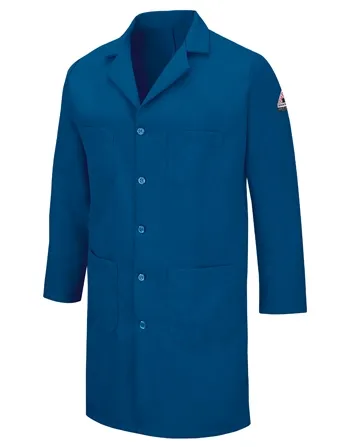 Bulwark - Flame-Resistant Royal Blue Lab Coat. KNL2