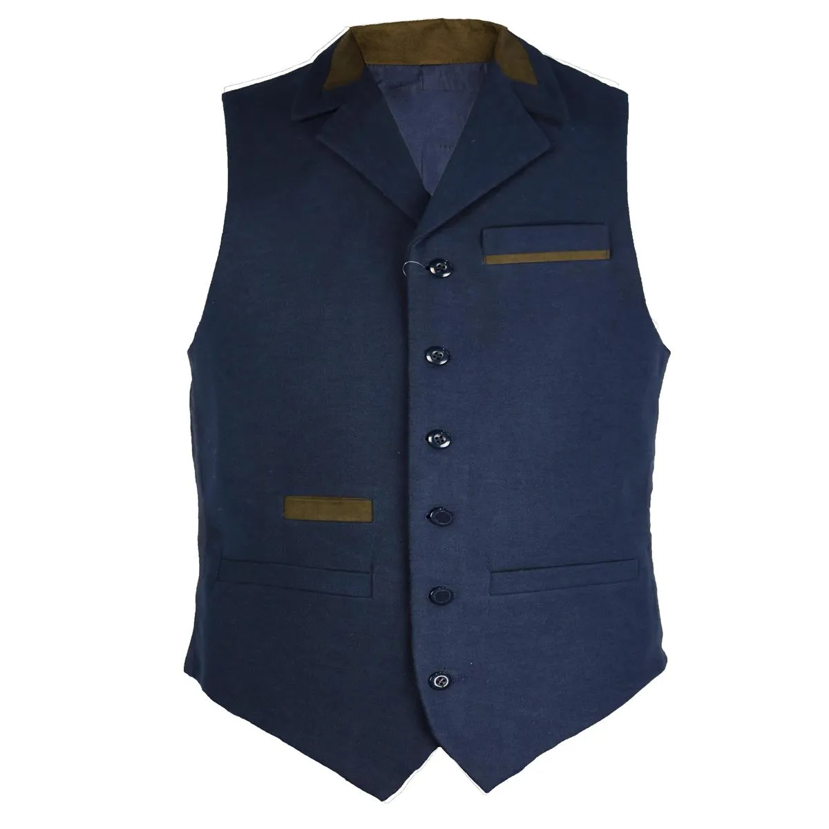 Buy Mens Lapel Moleskin Waistcoat - Fast UK Delivery | Insight Clothing