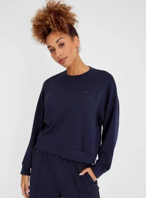 Buy Navy Athleisure Sweatshirt 24 | Hoodies and sweatshirts | Tu