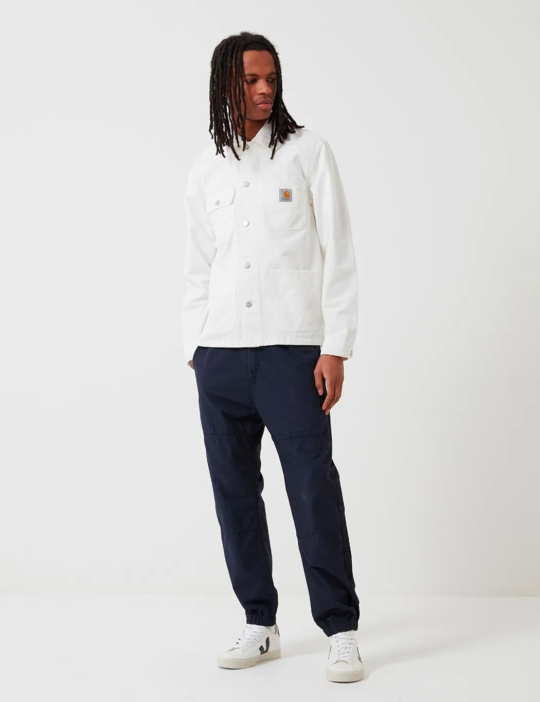 Carhartt-WIP Michigan Coat (Cotton Newcomb Drill) - Off-White