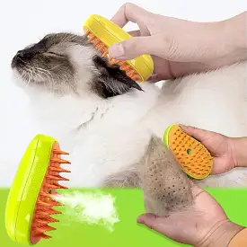 Cat&Dog Grooming Comb Usb Charging Electric Steamy Spray Comb Soft Anti-Flying Massage Comb Pet Bath Brush Grooming Supplies