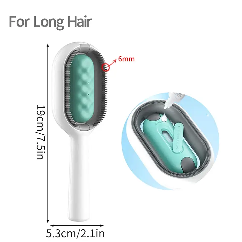 Cat&Dog Grooming Comb Usb Charging Electric Steamy Spray Comb Soft Anti-Flying Massage Comb Pet Bath Brush Grooming Supplies