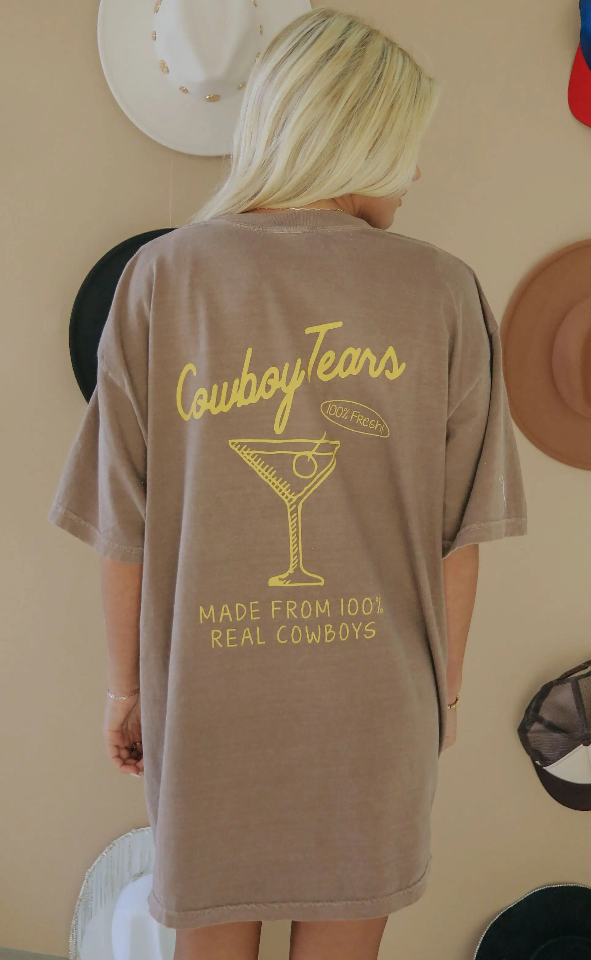 charlie southern: cowboy tears t shirt