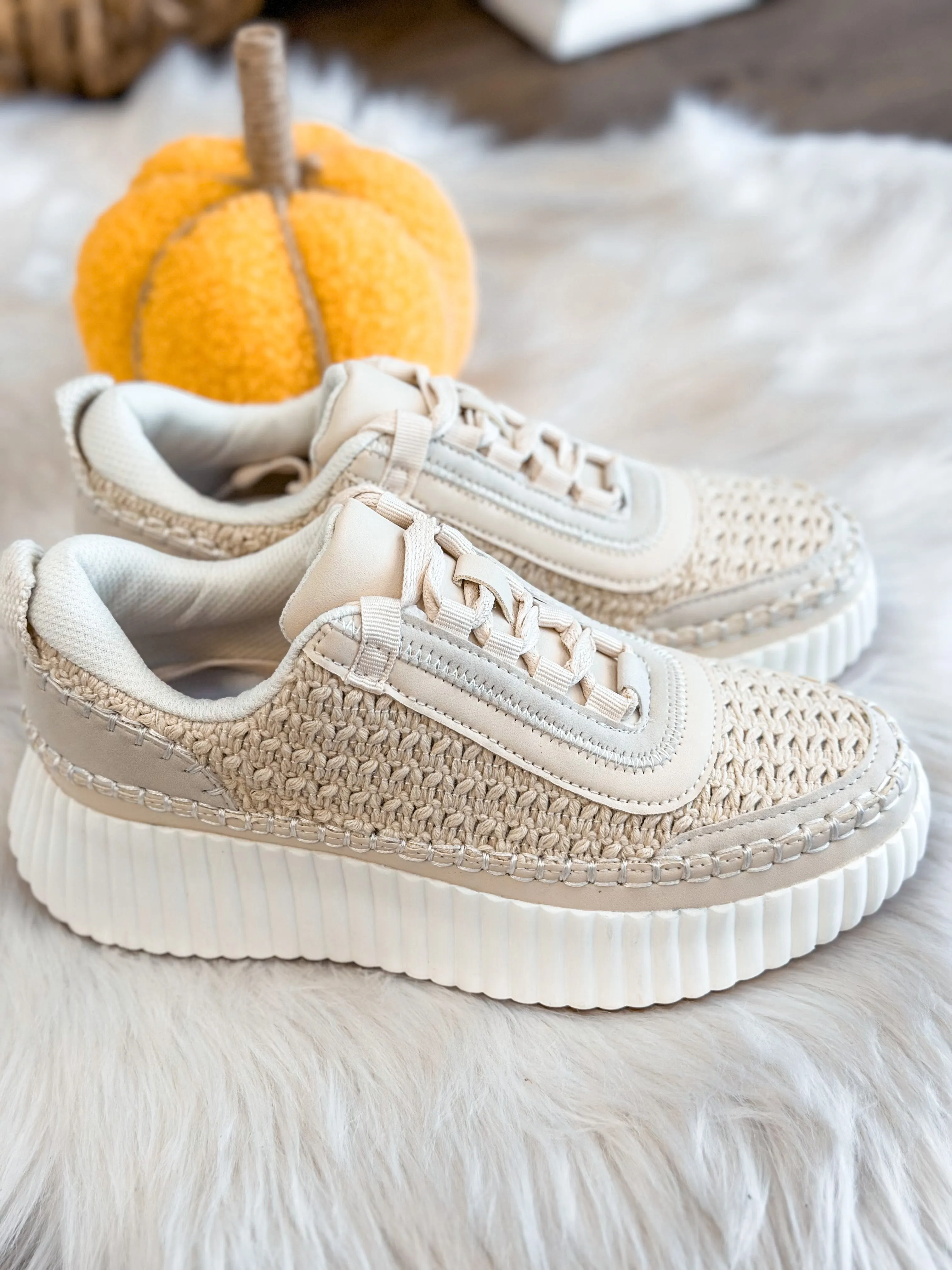 CHARLOTTE SNEAKER- NATURAL