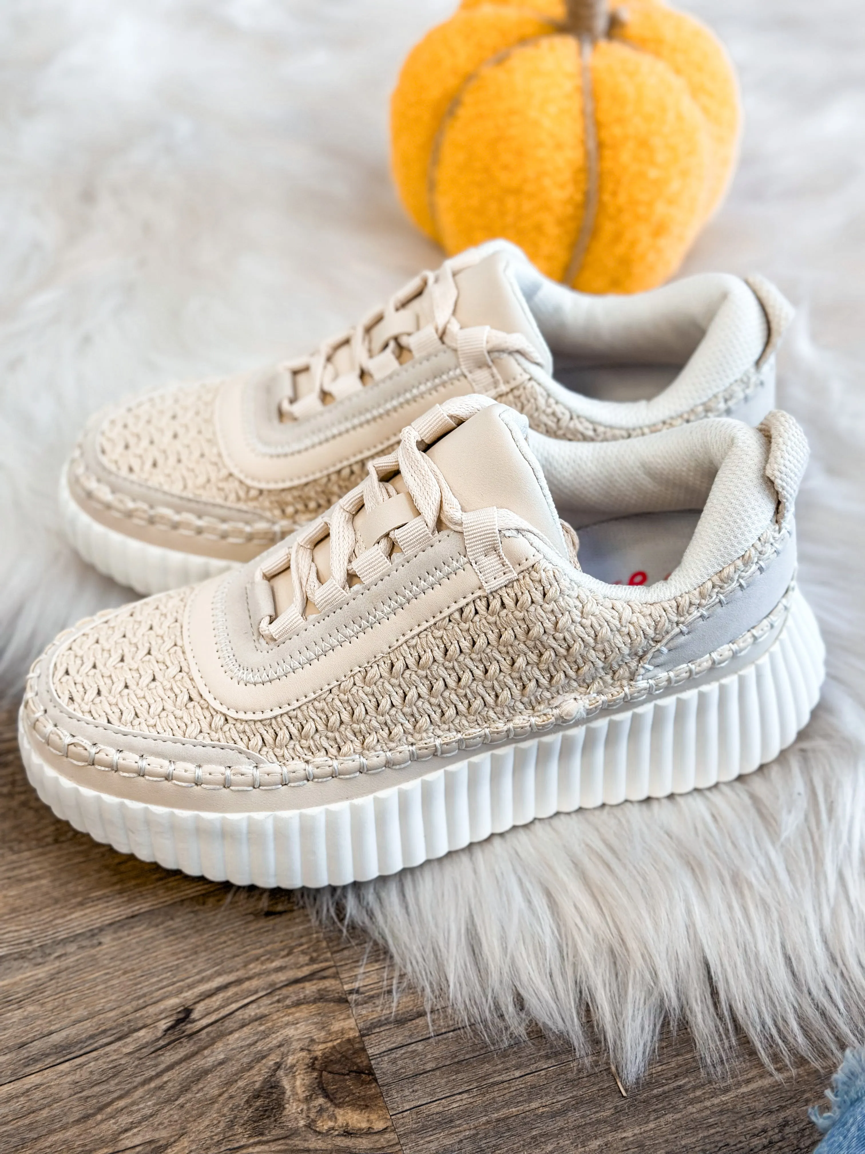 CHARLOTTE SNEAKER- NATURAL