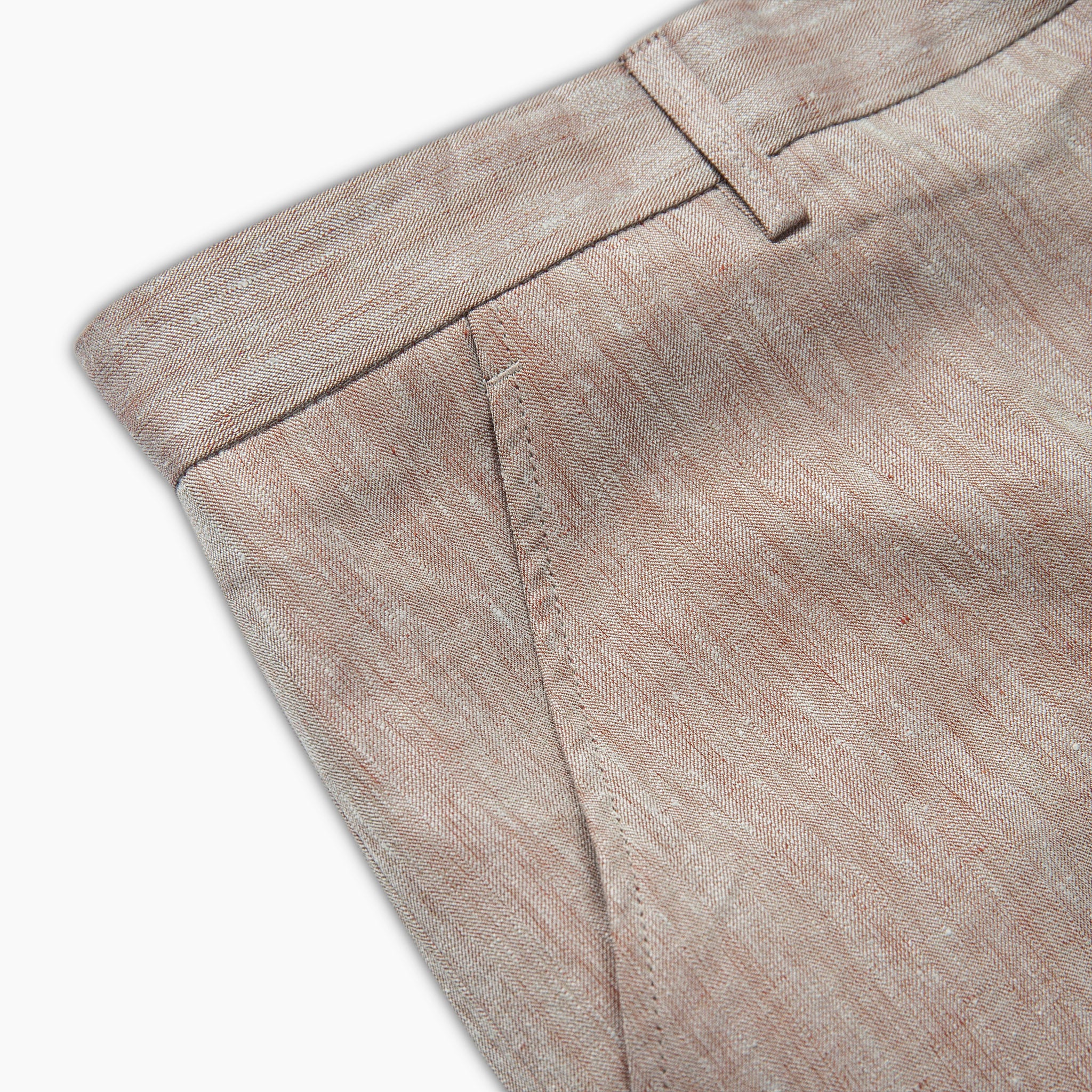 Cleman Cargo Short in Portofino Linen and Silk