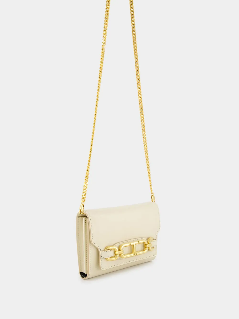 Cream Logo Crossbody Bag