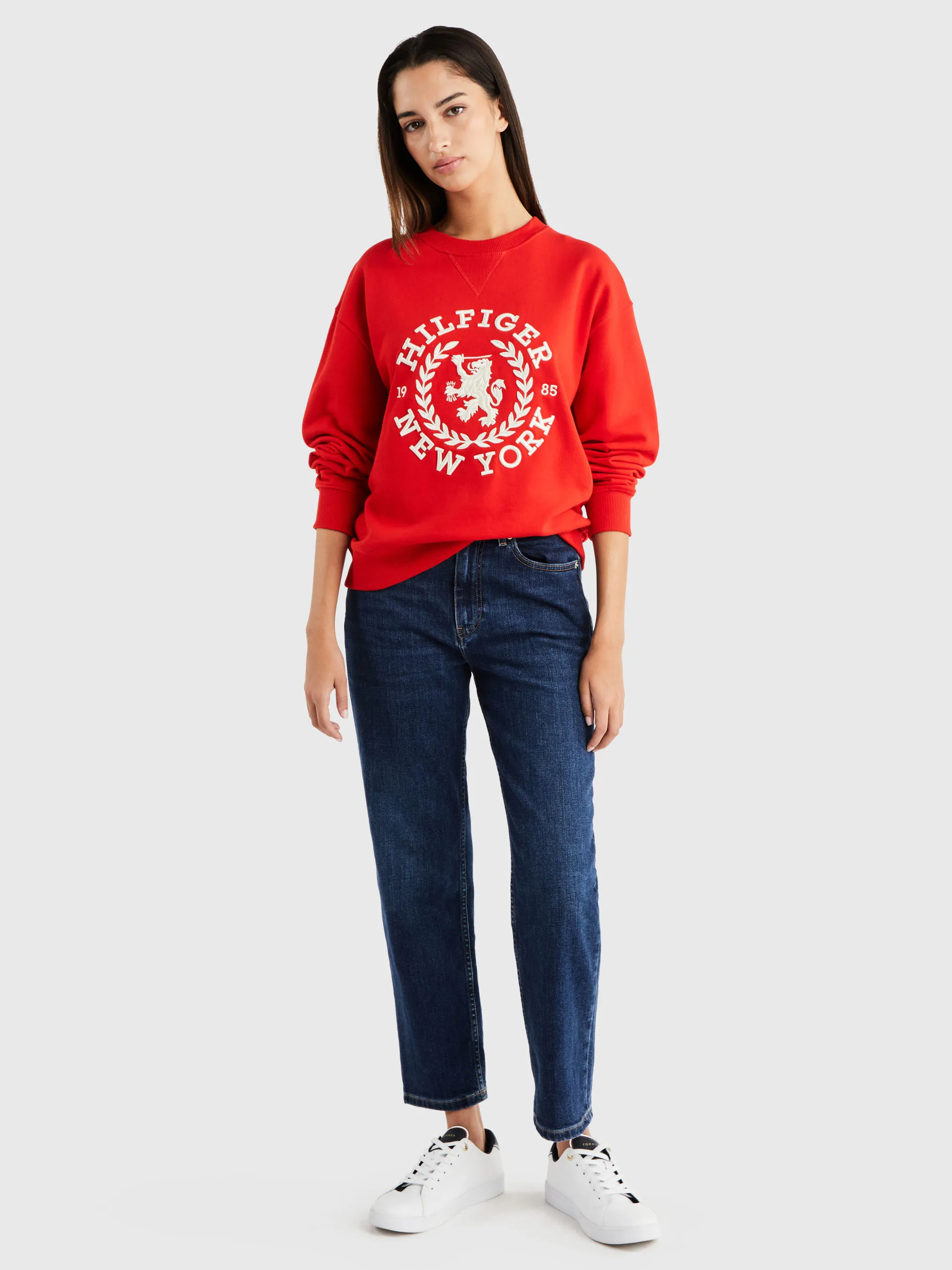 Crest Embroidery Sweatshirt | Sweatshirts & Hoodies | Tommy Hilfiger