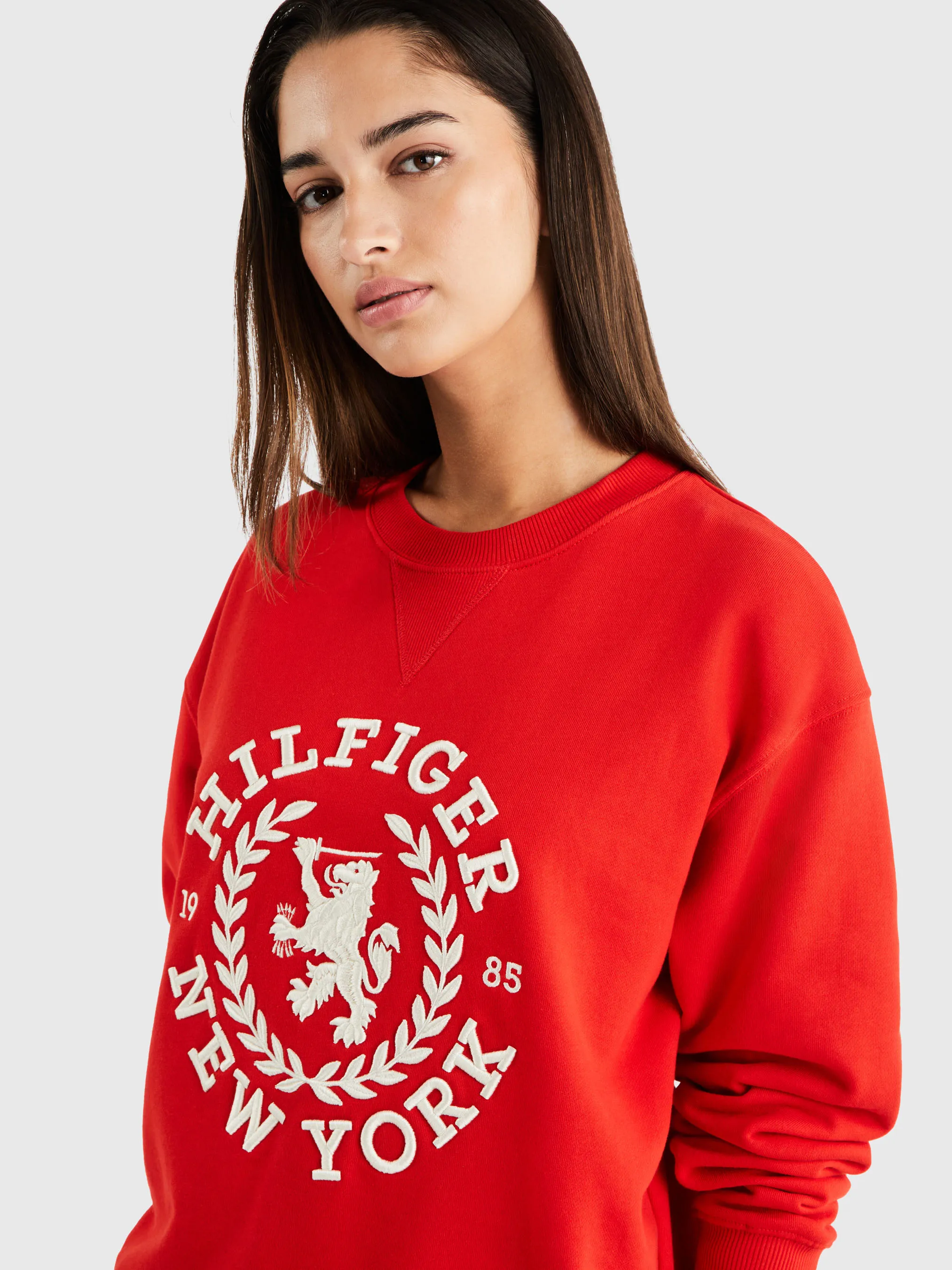 Crest Embroidery Sweatshirt | Sweatshirts & Hoodies | Tommy Hilfiger