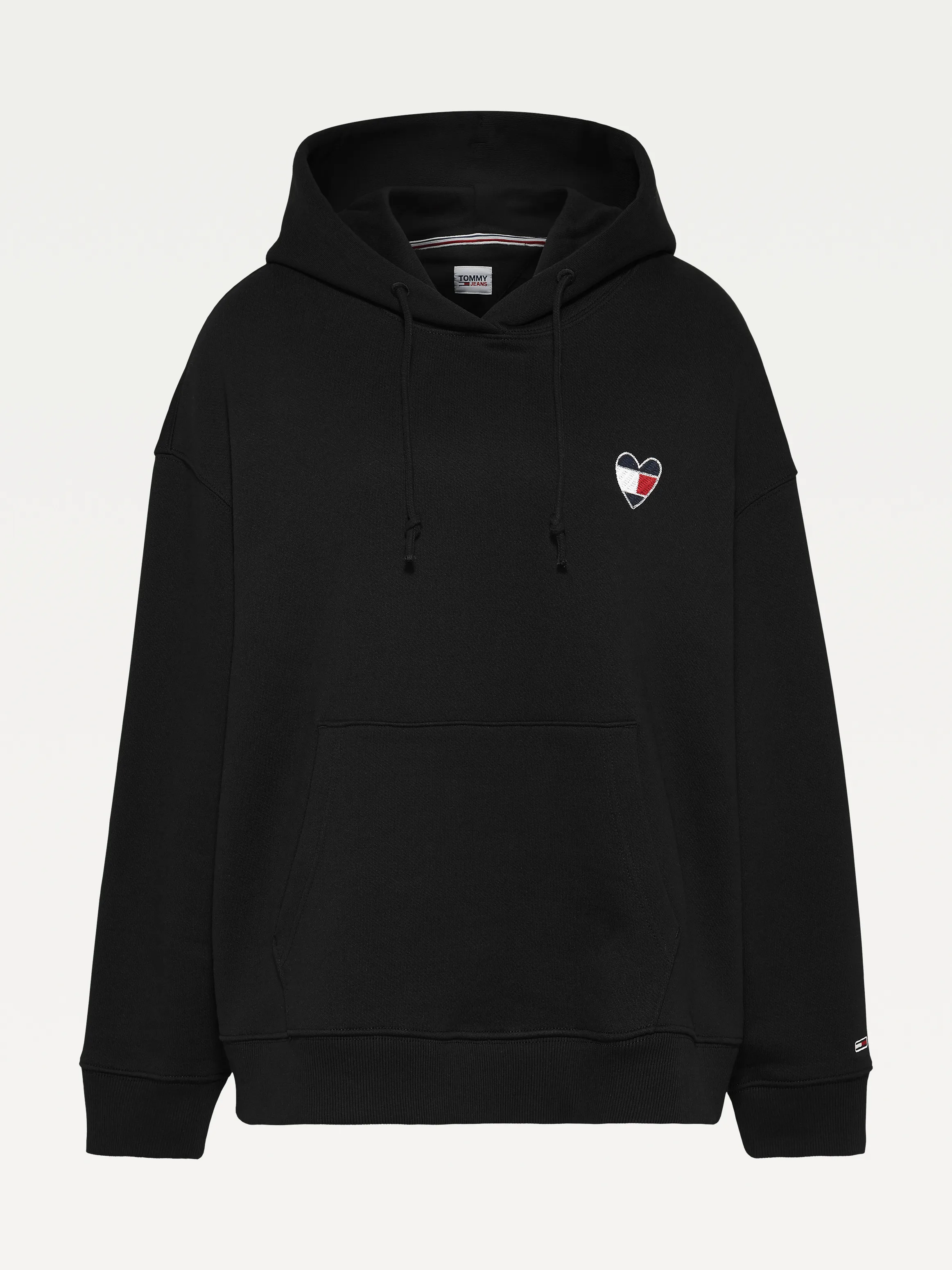 Curve Heart Flag Boxy Hoodie | Hoodies | Tommy Hilfiger