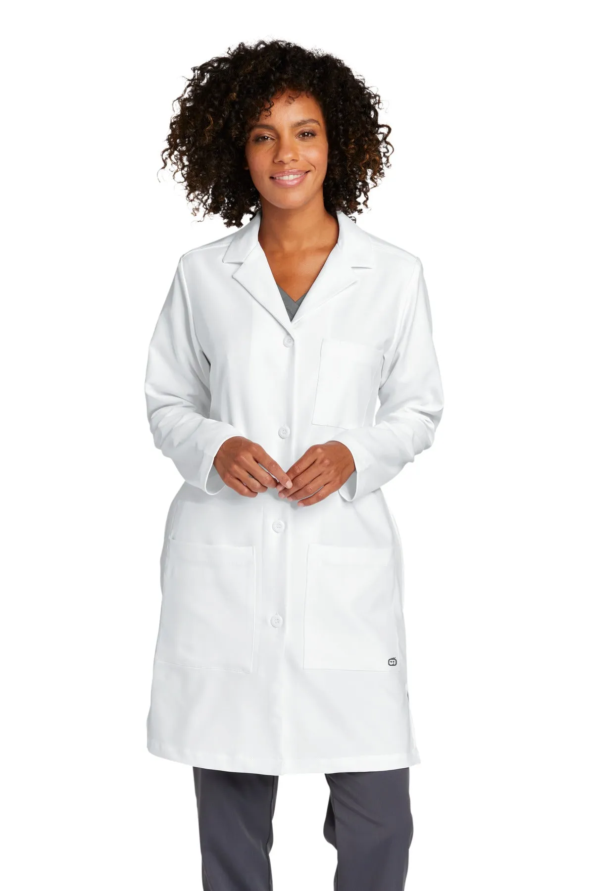 Custom Embroidered - Wink Women's Long Lab Coat WW4172