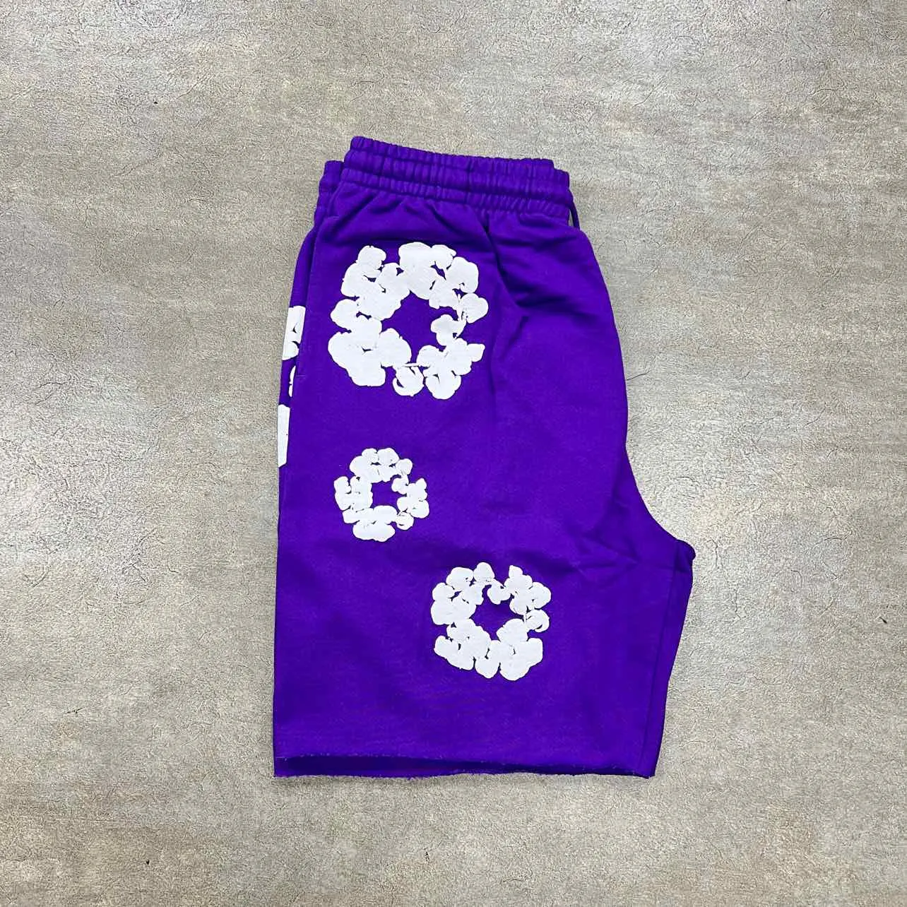 Denim Tears Shorts COTTON WREATH Purple New Size XL