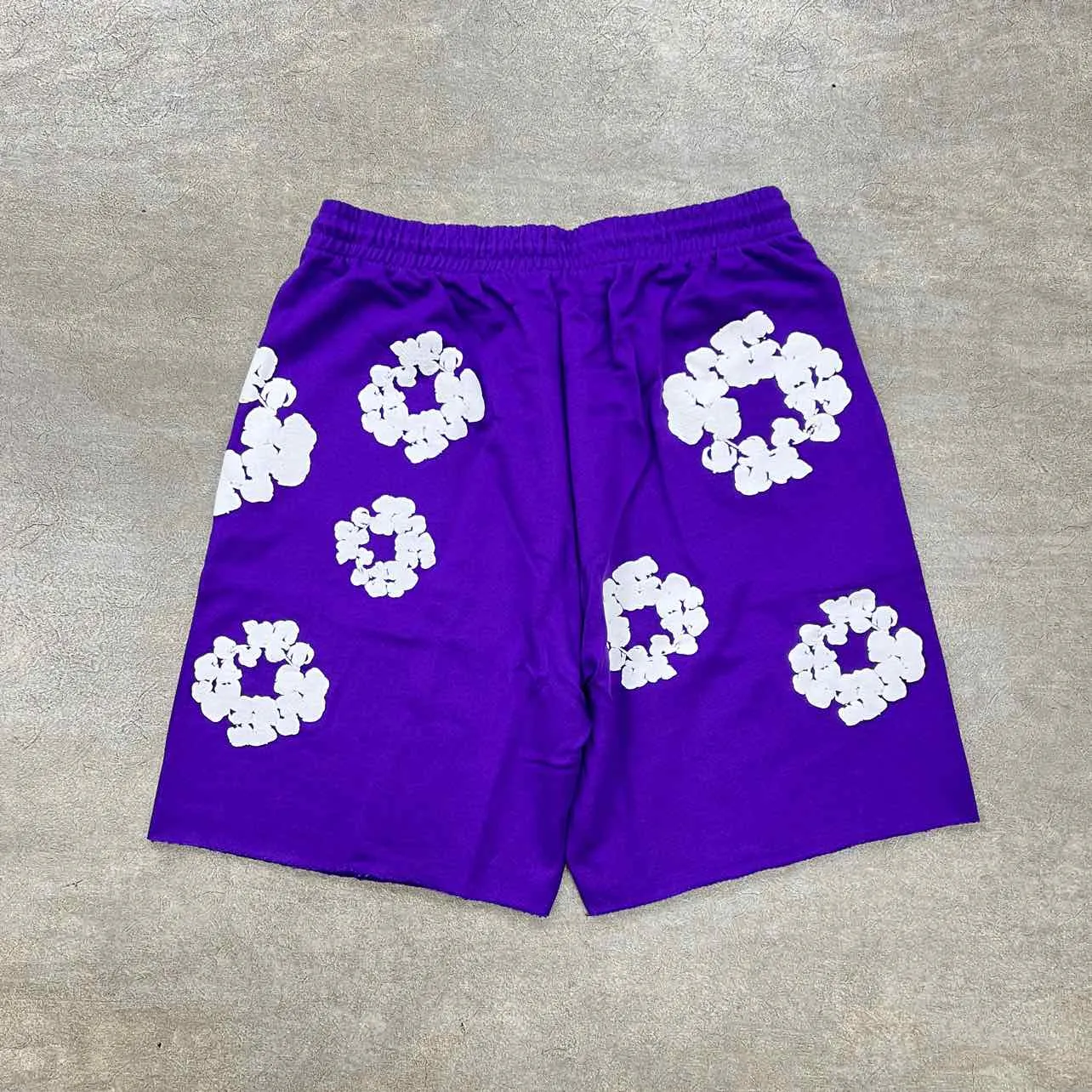 Denim Tears Shorts COTTON WREATH Purple New Size XL