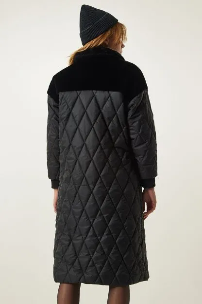 Detail Quilted Coat