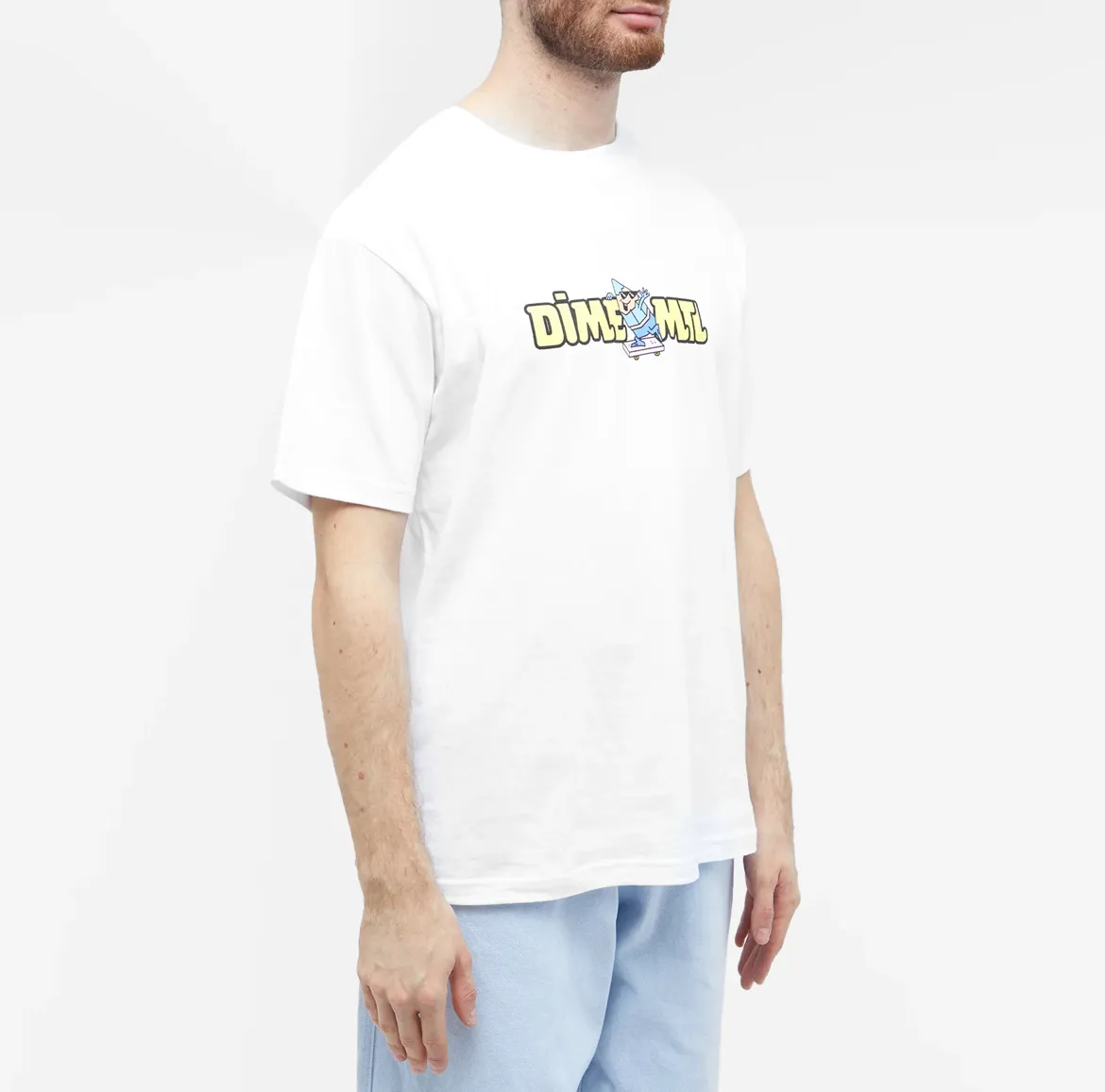 Dime  |Crew Neck Cotton Short Sleeves Logo Skater Style