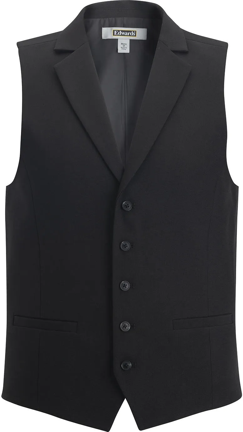 Edwards Mens Dress Lapel Vest