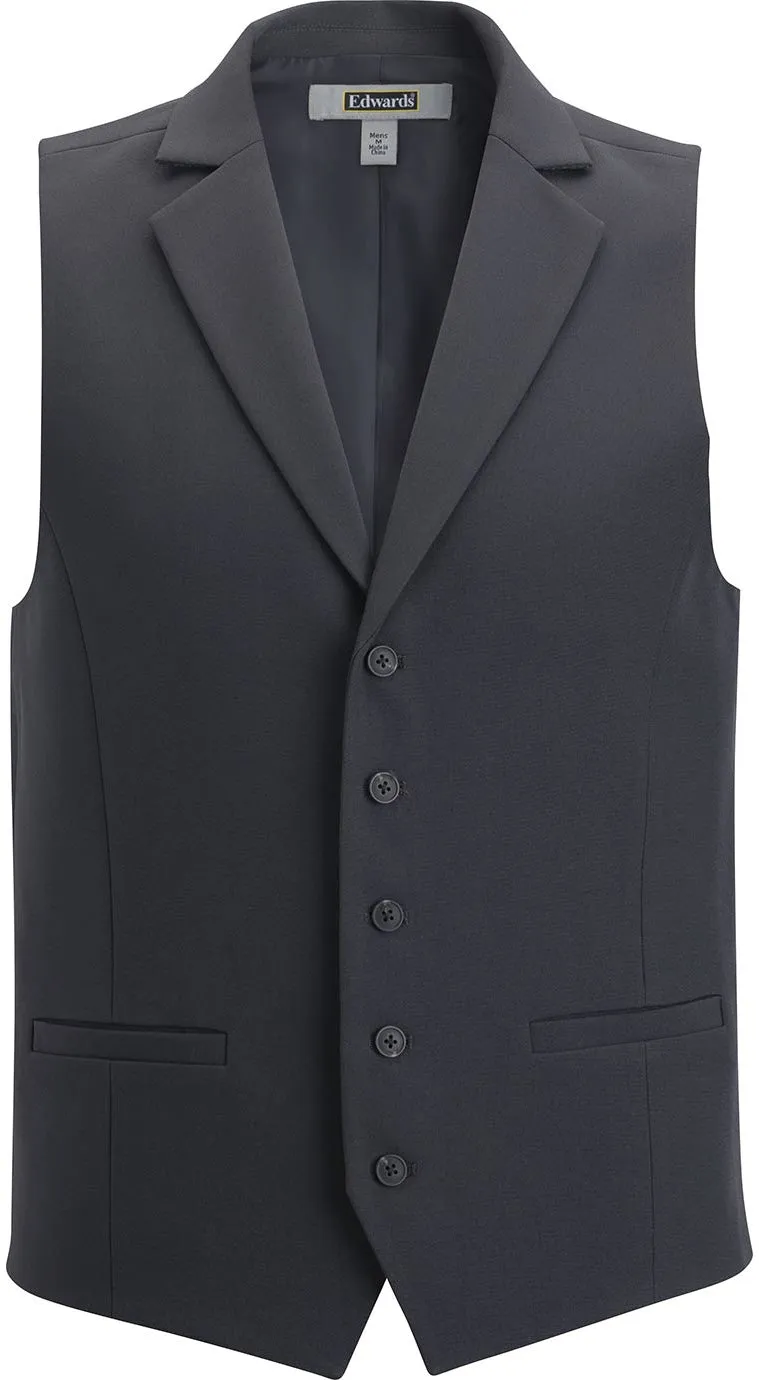 Edwards Mens Dress Lapel Vest