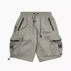 Eight & Nine Combat Nylon Light Grey Shorts