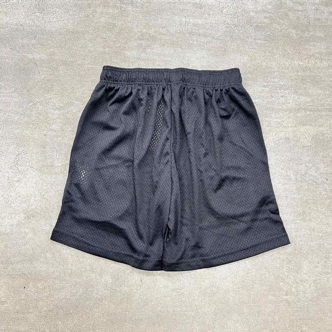 Eric Emanuel Mesh Shorts BONE Black New Size L