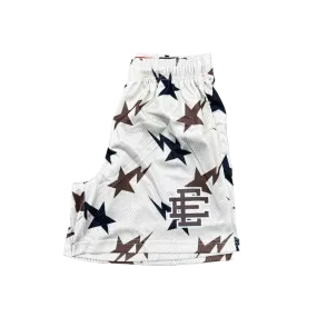 Eric Emanuel Mesh Shorts EE BAPE Cream New Size XL