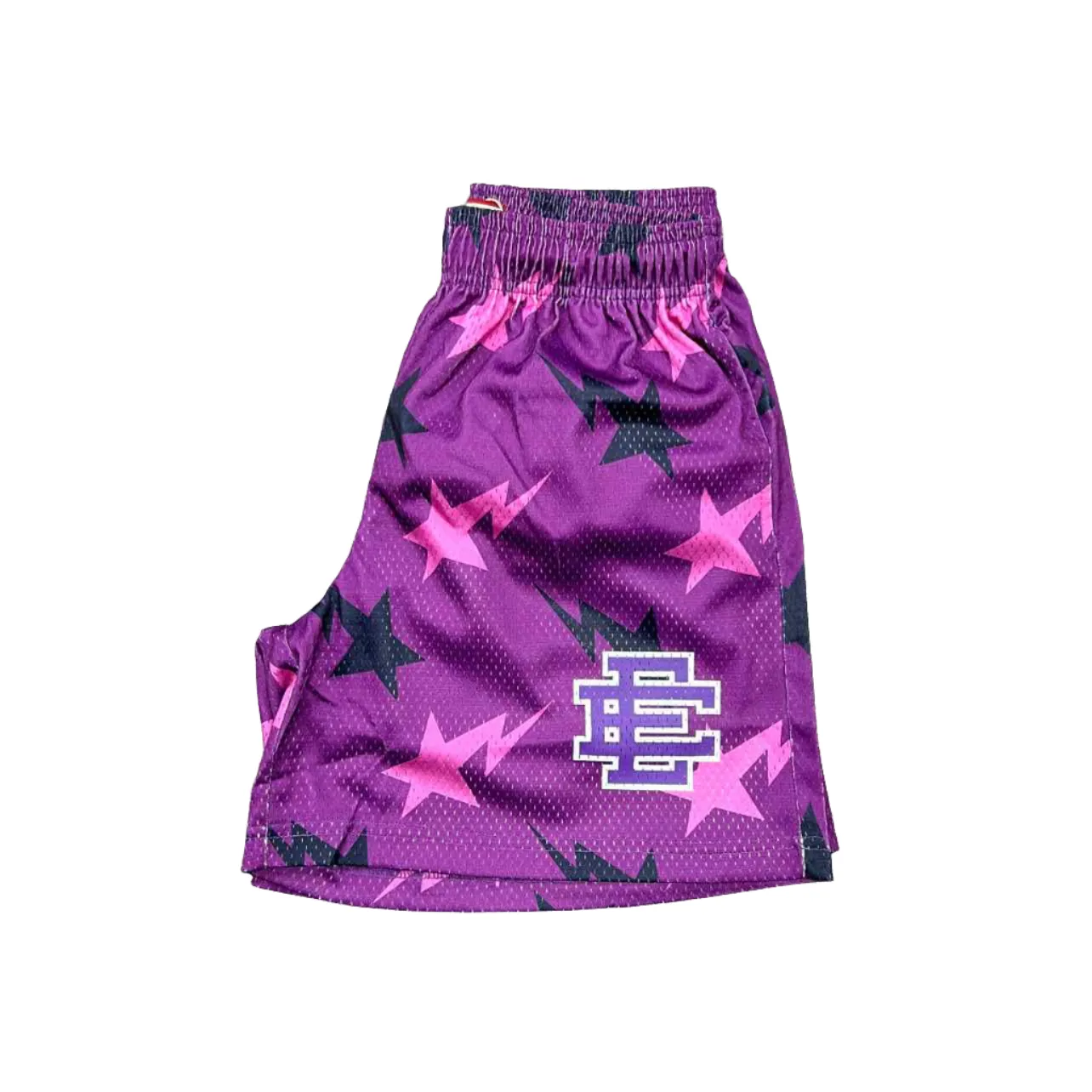 Eric Emanuel Mesh Shorts EE BAPE Purple New Size S