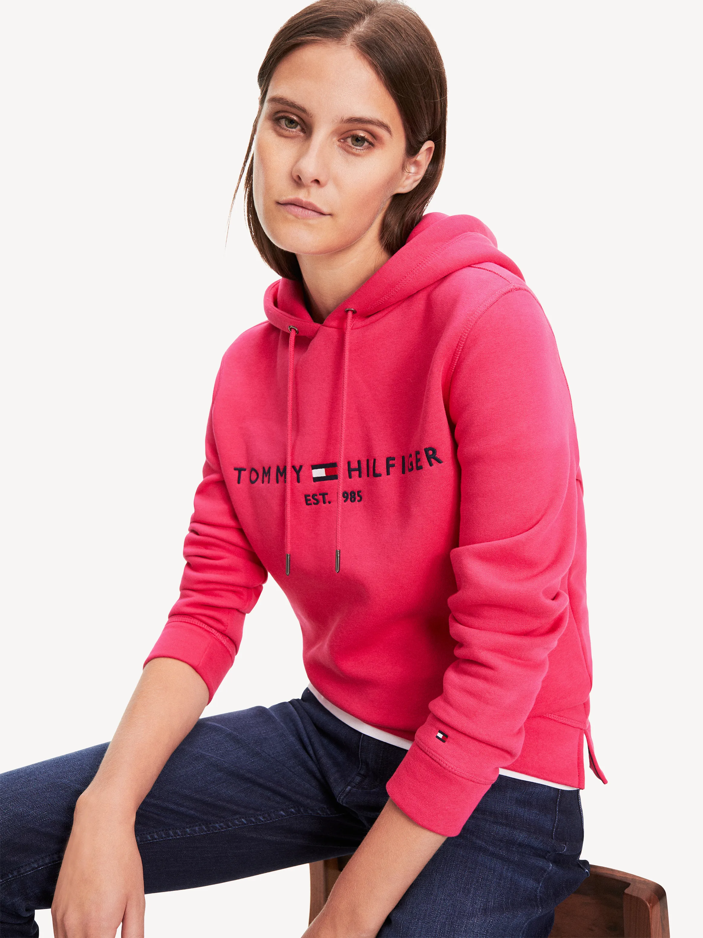 Essential Drawstring Hoodie | Hoodies | Tommy Hilfiger