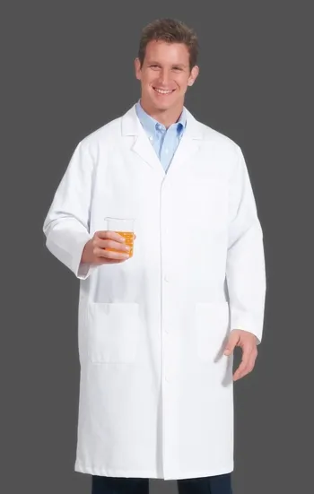 Fashion Seal - Men's Extra Long Lab Coat. 6499