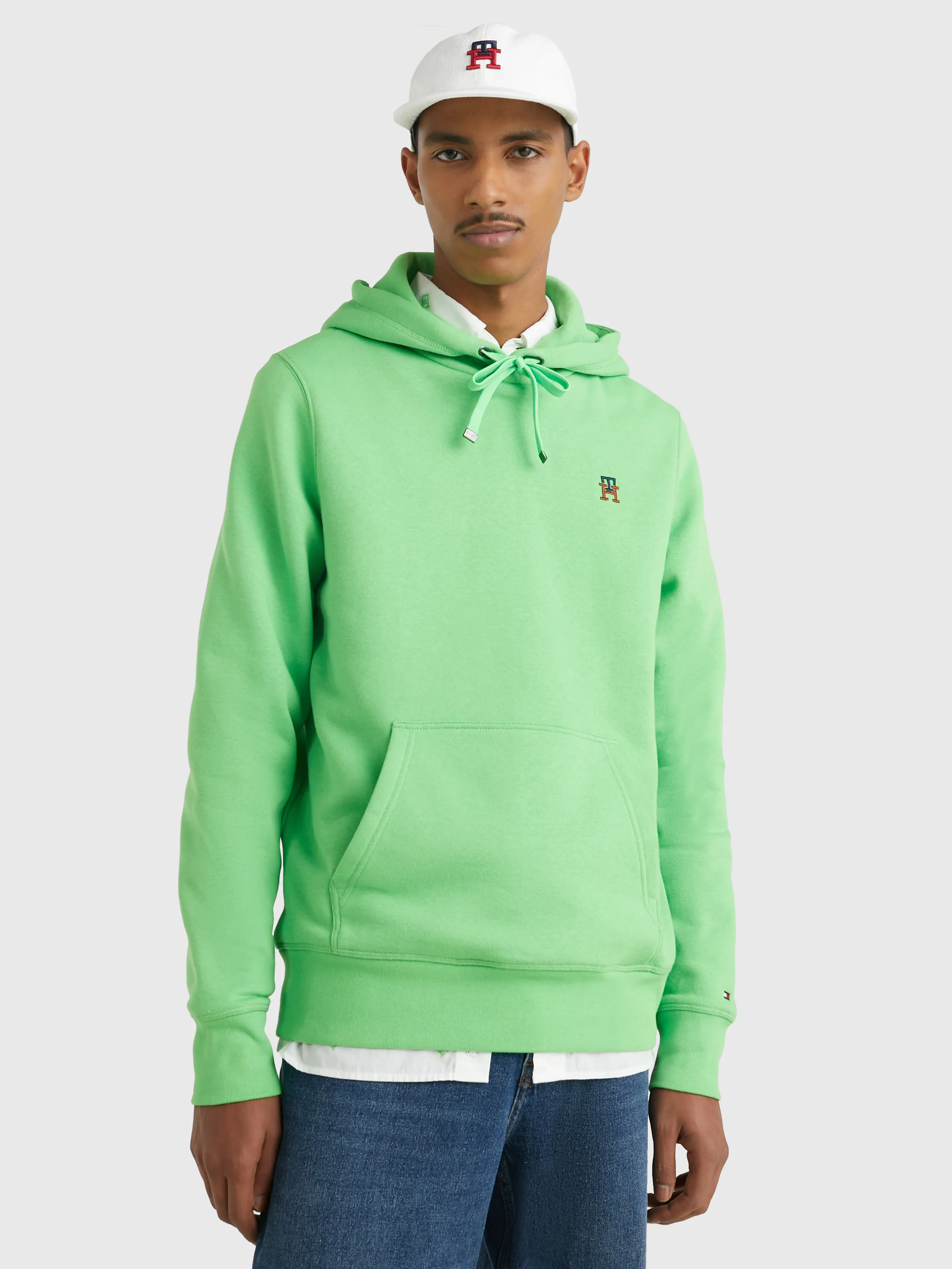 Fleece Monogram Hoodie | Sweatshirts & Hoodies | Tommy Hilfiger