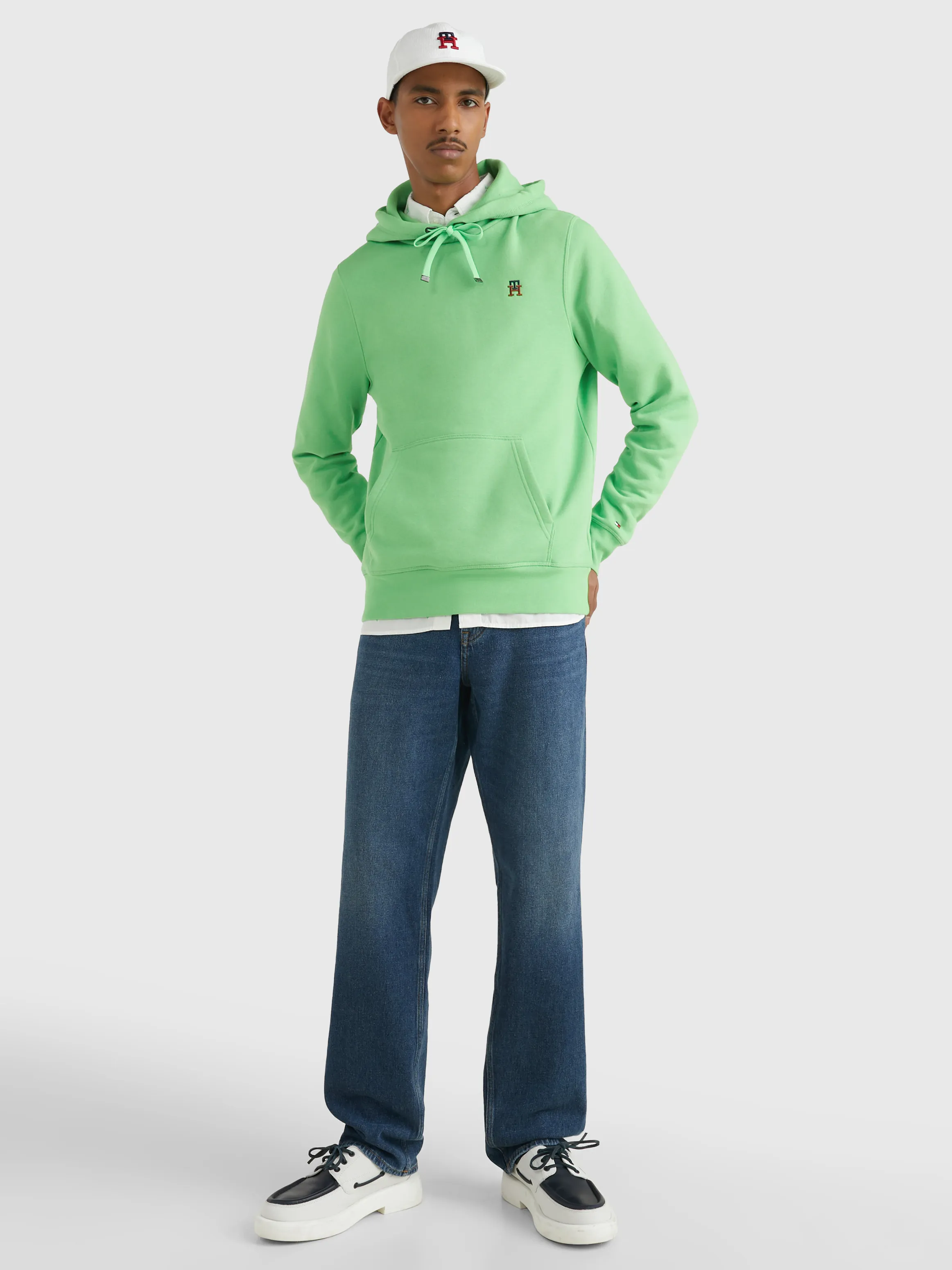 Fleece Monogram Hoodie | Sweatshirts & Hoodies | Tommy Hilfiger