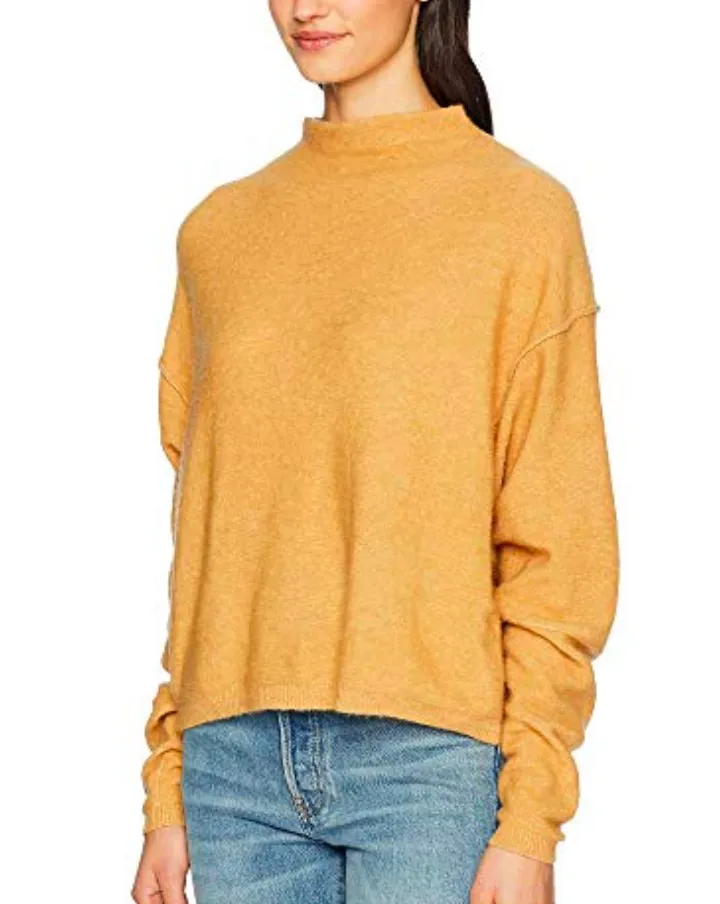 Free People - Breakaway High Neck Pullover - Desert Sand