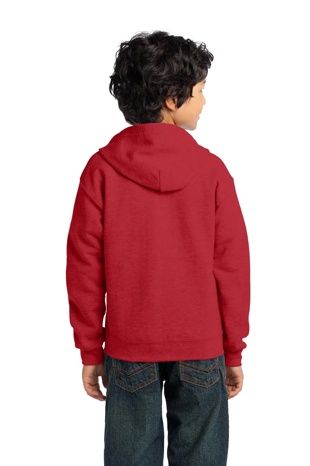 Gildan Youth Heavy Blend Full-Zip Hooded Sweatshirt