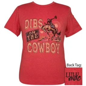 Girlie Girl Lulu Mac Dibs On The Cowboy Canvas T-Shirt