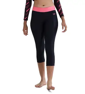 Girl's Endurance Active Capri - Truenavy & Fadango Pink