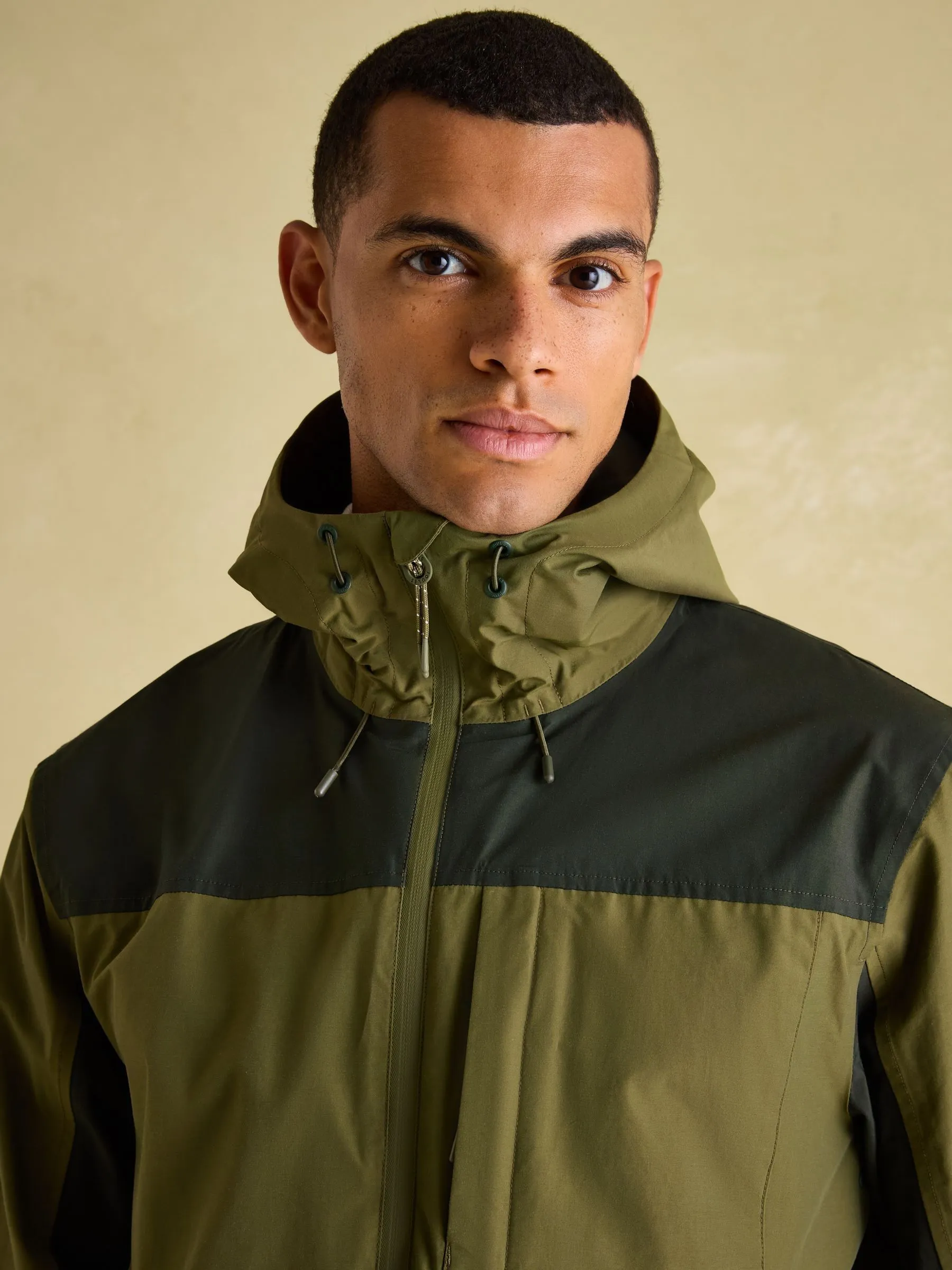 Green Lightweight Waterproof Coat