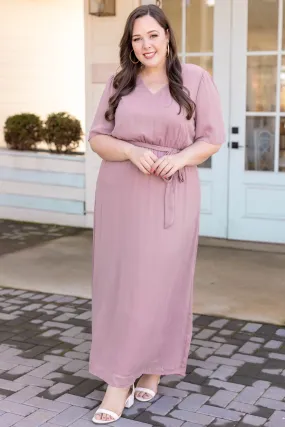 Had Me At Hello Dress, Mauve