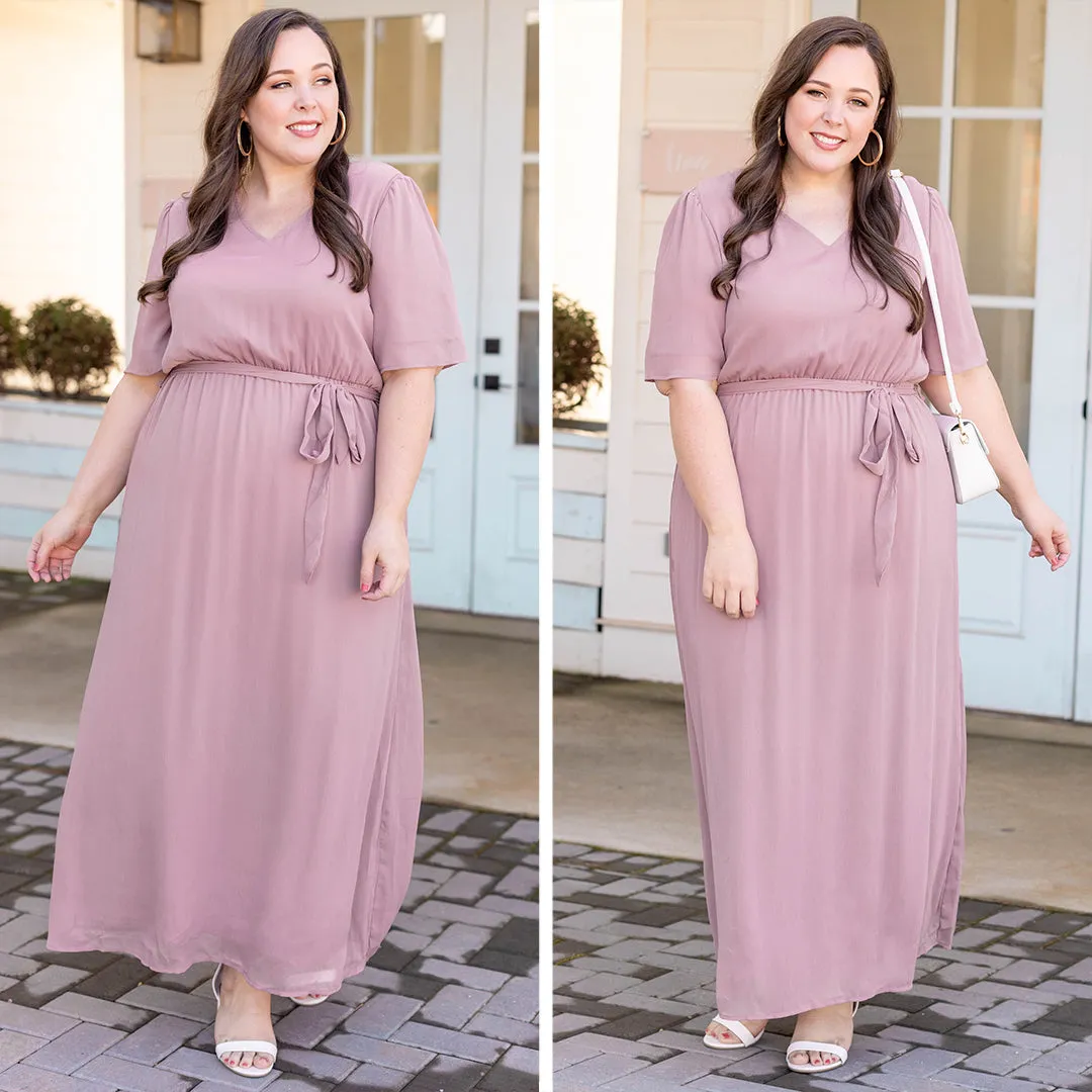 Had Me At Hello Dress, Mauve